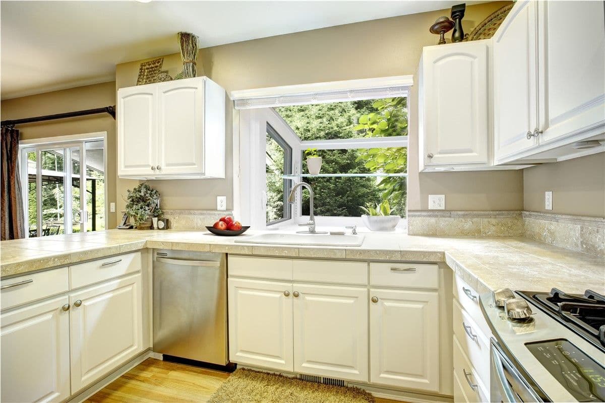 Garden Window in Kitchen